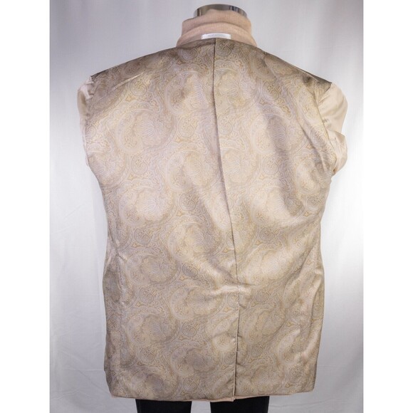 Chaps Mens Two Button Blazer Corduroy Sport Coat Jacket Cotton Beige Size 42L - Picture 12 of 13